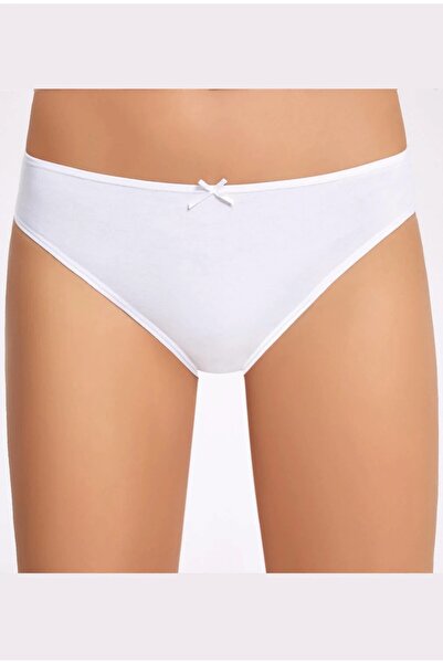 İLKE İÇ GİYİM Chiloți Bikini de damă Lycra Bow 10 buc