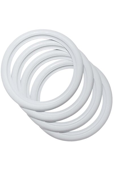 Omega 18 İnç Otomobil Beyaz Yanak Görünümlü Lastik Aksesuarı 30 mm 4 Adet Set...