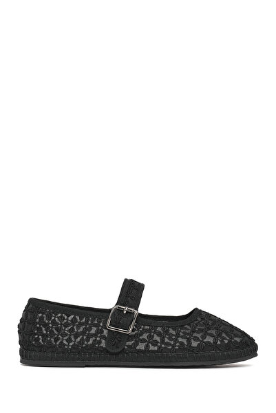 Derimod Kadın Siyah Tokalı Espadril 26PFD20596F