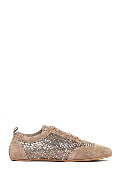 Derimod Pietre de nurcă cu șireturi pentru femei piele întoarsă piele sneaker...