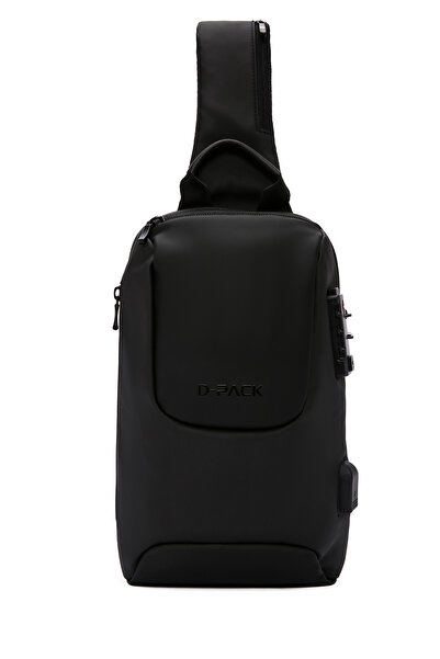 Derimod D-Pack Erkek Siyah Teknolojik Çapraz Çanta 23WBD30086F