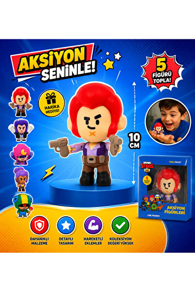Cici Oyuncak P.M.I. Brawl Stars Action Figure Colt Kovboy Figür Orijinal
