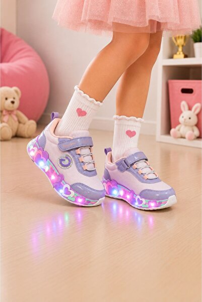 SOLERO Deep Goal Edition Işıklı Çocuk Spor Ayakkabı – LED Taban