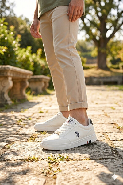 U.S. Polo Assn. Us Polo Assn. White Men's Sneakers Sneakers