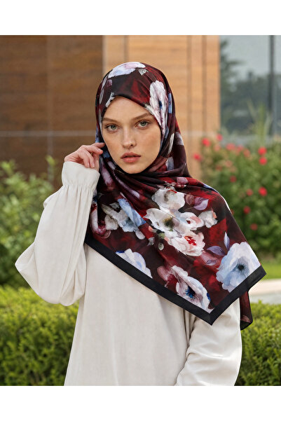 b blueberry italia Premium Bursa Silk Patterned Scarf
