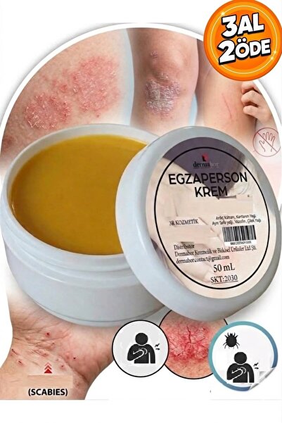 Dermabor Egzaperson Krem 50mL Cilt Deri Bakım Kremi Katran Kantaron Aynı Sefa...