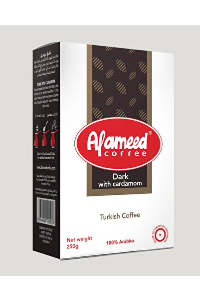 alameed Turkish Coffee Dark With Cardamom 250g