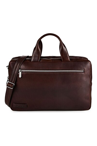 Plevier Jimmy Aktentasche Leder 31 cm Laptopfach