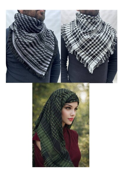 ALDAIYR Pungă tematică cu tema Palestina Kefiye