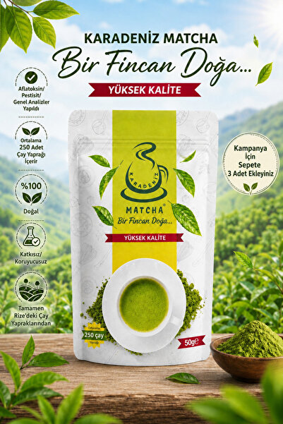 Karadeniz Matcha Saf Matcha 50 Gr (%100 Yerli)