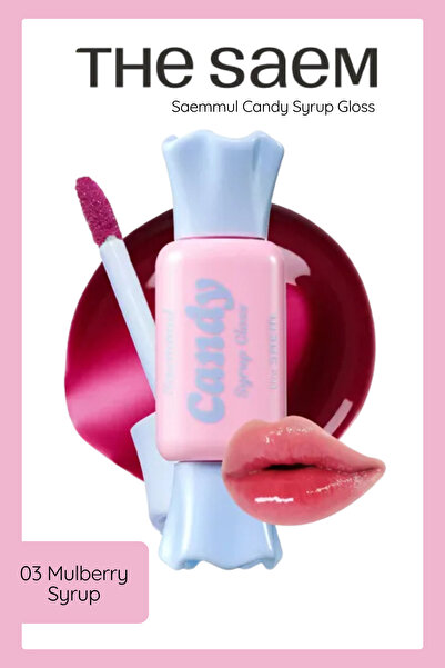 THE SAEM Saemmul Candy Syrup Gloss - Dudakları Dolgunlaştıran Lip Gloss - 03 ...