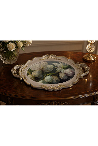 Zucci Home Hürrem Lüx Presentation Tray |   Palace Garden - Decorative Servin...