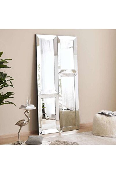 PAN HOME Tatra Floor Mirror 110x220cm - Silver