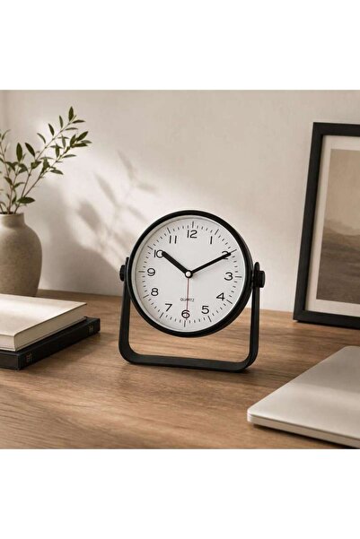 PAN HOME Chronex Table Clock 17.5x17.4cm - Black