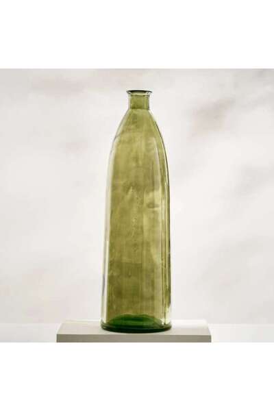 PAN HOME Helmi Recycled Glass Vase 25.5x81cm - Green