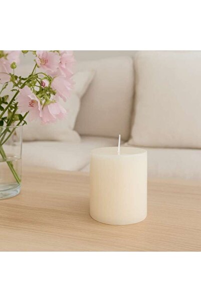 PAN HOME Indulgence Musk Mallow Pillar Candle Dia7x8cm - 25 Hrs
