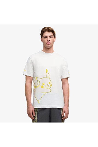Puma X Pokemon Graphic Erkek Beyaz T-Shirt