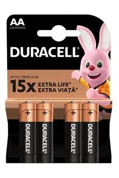 Duracell Baterii alcaline AA Basic R3, 4 buc.