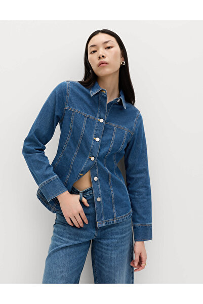 Marks & Spencer Pamuklu Denim Gömlek