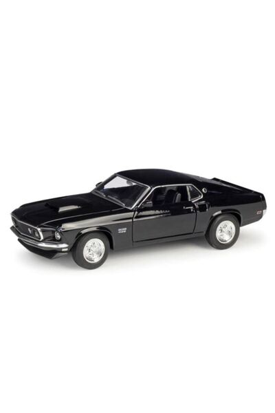 Genel Markalar 1969 Ford Mustang Boss 429 Siyah 1:24 Model Araba