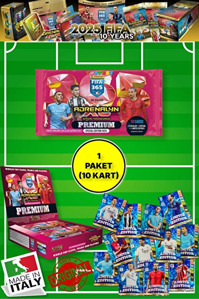 TOYFEST Panini Fifa 365 - 2025 Official Special Edition Premium Card Futbolcu...