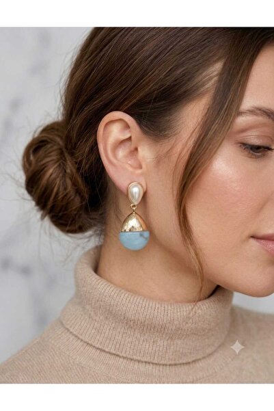 TLSMACCESORIES İNCİLİ DAMLA MODEL KÜPE