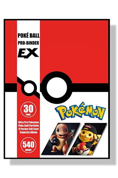 TOYFEST Collector's Pokemon Card Album - Card Holder - Poke Ball Pro - Binder...