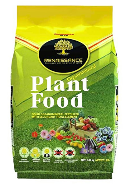 Renaissance Organik Bitki Besini 5,44 kg – Açık ve Kapalı Alan Bahçeleri İçin...