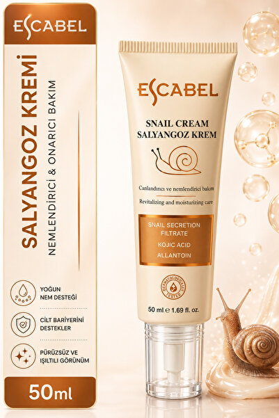 Escabel Salyangoz Özü Içeren Hyalüronik Asitli Onarıcı Besleyici Krem 50ml