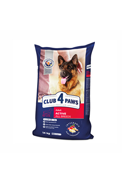 Club4Paws Club 4 Paws, Hrană uscată pentru câini activi, pui, 14kg