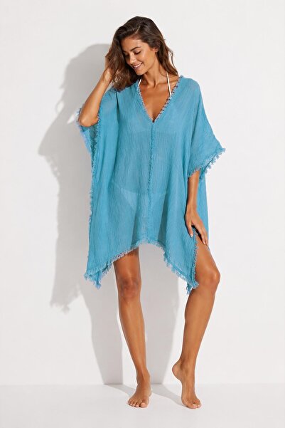 AYYILDIZ 5911 Blue Beach Dress