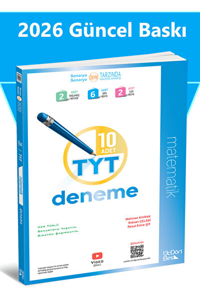 Üç Dört Beş Yayıncılık TYT 10’lu Matematik Deneme