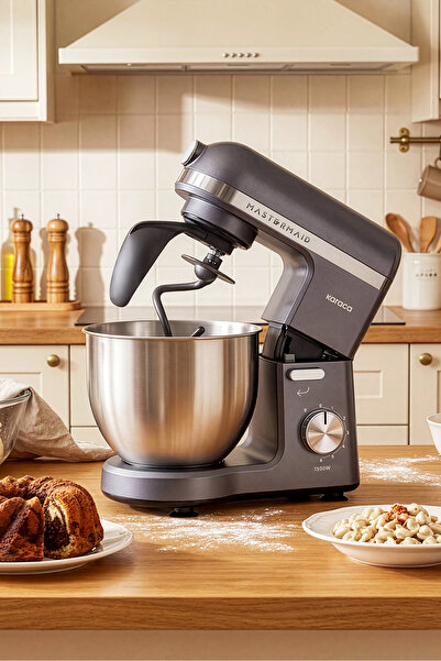 Karaca Mastermaid Chef Pro Çift Kollu Mutfak Şefi 1500 W Space Gray