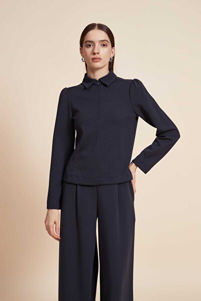 Yola Solid Long Sleeve Crop Top
