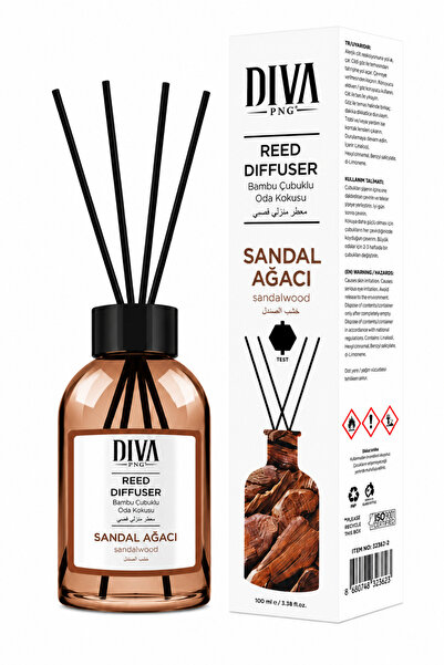 DİVA LEMN DE SANTAL odorizant cu Bețișoare 100ml