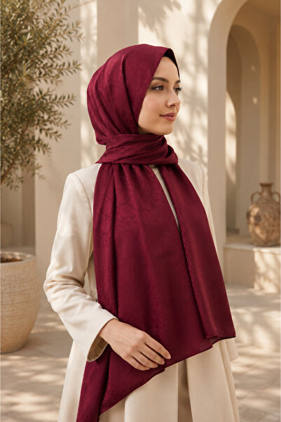 MİRSOY SCARF Mir Desen Kaymaz jakarlı Şal