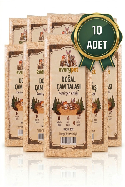 EveryPet Doğal Çam Talaşı Kemirgen Altlığı 15 Lt - Tavşan, Hamster, Ginepig i...