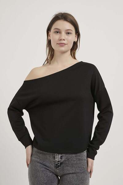 Arma Life Armalife 1249 Low Shoulder Loose Women's Blouse