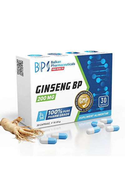 Balkan Pharmaceuticals Добавка с женшен BP 200 мг Екстракт от женшен Панакс, ...
