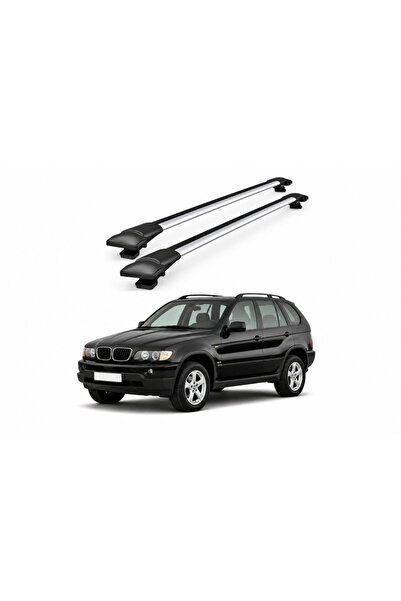 ART Bare portbagaj transversale auto aluminiu compatibile BMW X5 (E53) SUV 20...