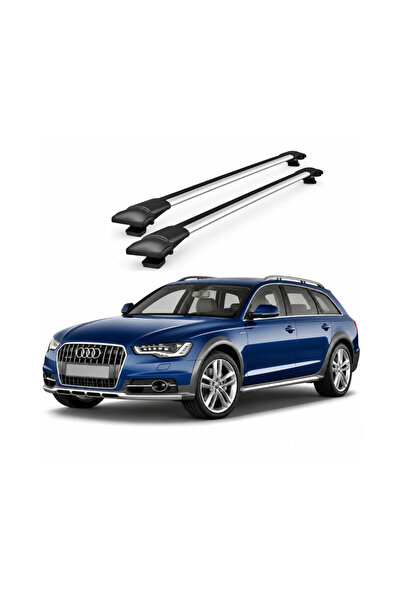 ART Bare portbagaj transversale auto aluminiu compatibile Audi A6 Allroad (C7...