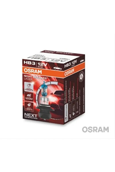 Osram Bec auto cu halogen Night Breaker HB3 12V 60W