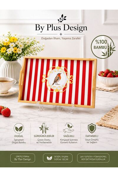 BY Plus Design bambu tepsi