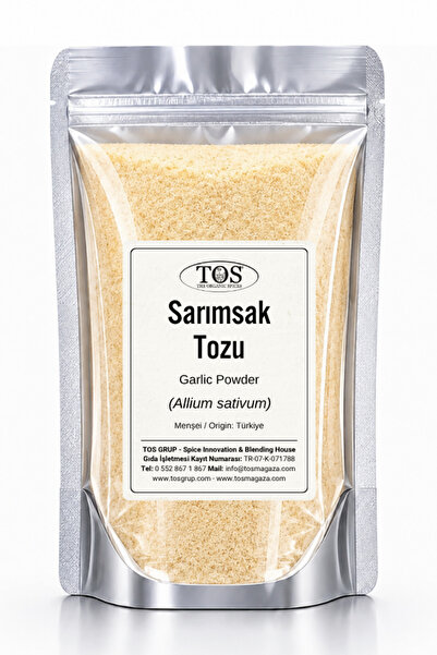 TOS The Organic Spices Sarımsak Tozu 50 gr (1. KALİTE) Allium Sativum / Garli...