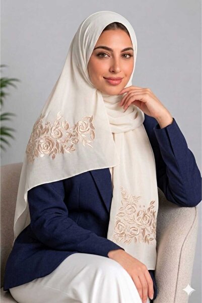 Veil Designer Boalnatez's Patterned Rose Beige on Both Sides Japanese Fabric ...