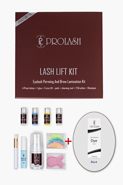 Prolash Lifting مجموعة برولاش لرفع الرموش - مجموعة تصفيح الحواجب وصبغة رموش ا...