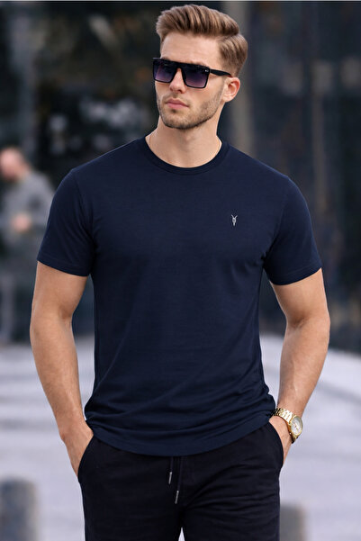 COMBİNE MİCHAİL Ανδρικό μπλουζάκι με λαιμόκοψη Crew Neck Slim Basic για το κα...