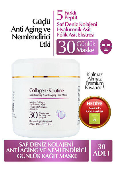 Heraflora Collagen Routine Kolajenli Yaşlanma Karşıtı, Yoğun Nemlendirici Gün...