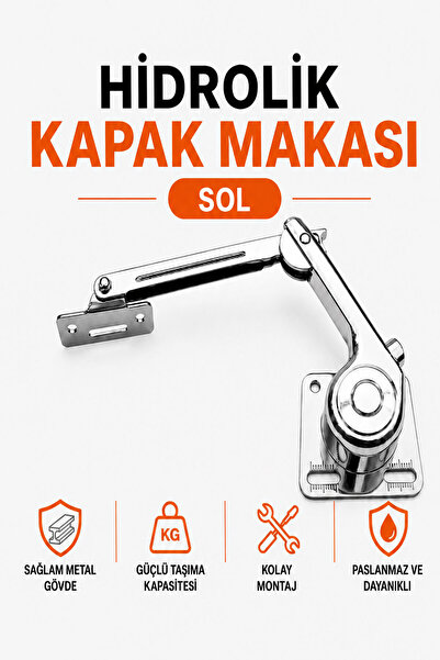 Badem10 Hidrolik Kapak Makası Sol Mobilya Üst Kapak Kaldırıcı Destek Pistonu ...