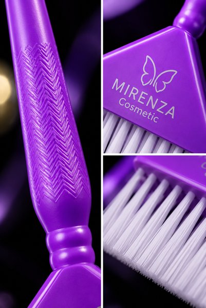 mirenza cosmetic Professional Purple Hair Dye Brush |   Balayage Coloring and Highlighting Brush